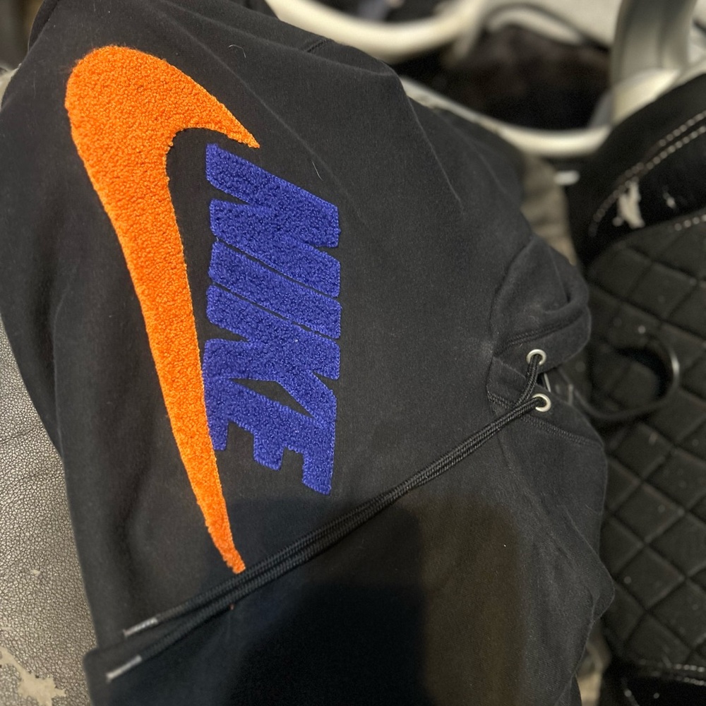 Black Hoodie with Vibrant Logo